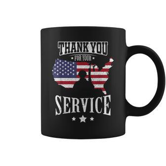 Thank You For Your Service Veterans Day Proud Coffee Mug - Seseable