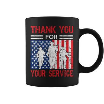 Thank You For Your Services Patriotic Veterans Day Men Women Coffee Mug - Seseable