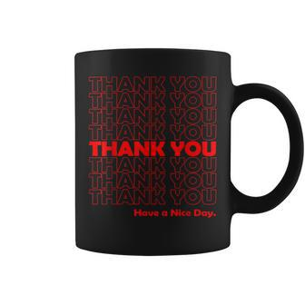 Thank You Have A Nice Day Grocery Bag V2 Coffee Mug | Mazezy