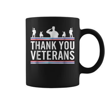 Thank You Veterans Day Military Vets Patriotic Salute Coffee Mug | Mazezy