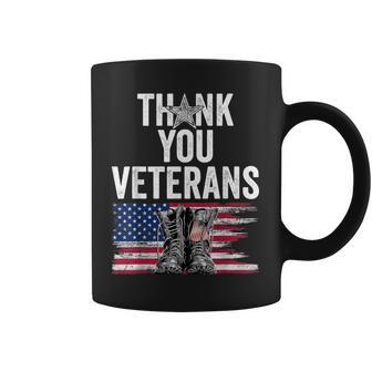 Thank You Veterans Proud Veteran Day Dad Grandpa Coffee Mug - Seseable