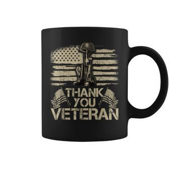 Thank You Veterans Proud Veteran Day Dad Grandpa V3 Coffee Mug - Seseable