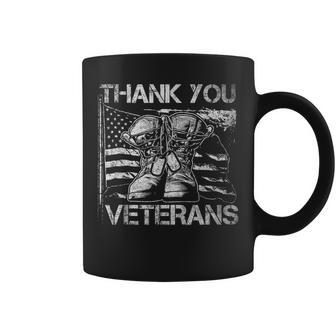 Thank You Veterans Proud Veteran Day Dad Grandpa V4 Coffee Mug - Seseable