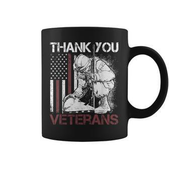 Thank You Veterans Proud Veteran Day Dad Grandpa V5 Coffee Mug - Seseable