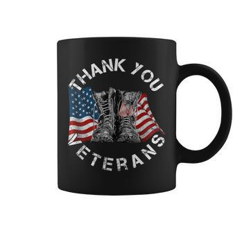 Thank You Veterans Proud Veteran Day Dad Grandpa V6 Coffee Mug - Seseable