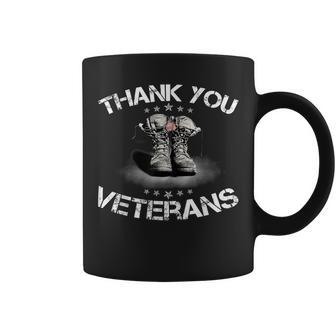 Thank You Veterans Proud Veteran Day Dad Grandpa V7 Coffee Mug - Seseable
