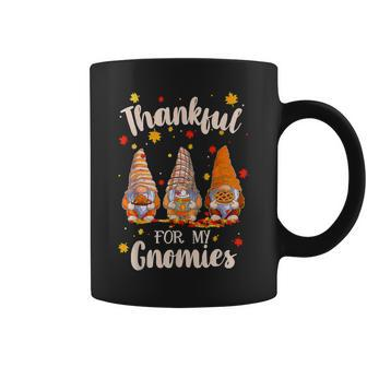 Thankful With My Gnomies Funny Thanksgiving Gnomes Women Kid Coffee Mug - Thegiftio UK