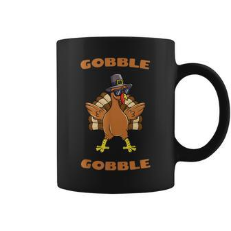 Thanksgiving Day Gobble Gobble Turkey Trot Funny Gift Coffee Mug | Mazezy
