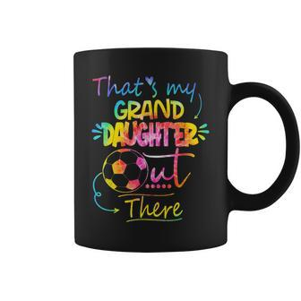 Thats My Granddaughter Out There Soccer Grandma Grandpa Coffee Mug | Mazezy