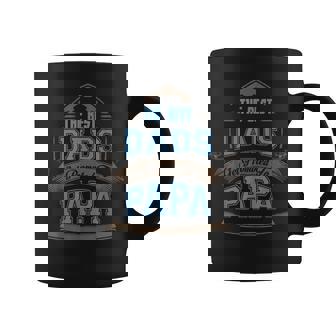 The Best Dads Get Promoted To Papa Fathers Day Gift Coffee Mug | Seseable UK