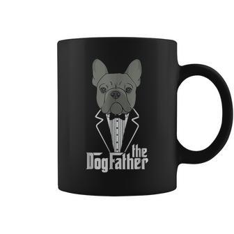 The Dogfather French Bulldog Dad Frenchie Papa Gift Funny Coffee Mug | Mazezy