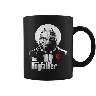 The Dogfather Pitbull Pitbull Dog Dad Best Dog Daddy Ever Gift For Mens Coffee Mug