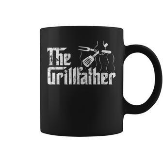 The Grillfather Bbq & Grilling Vintage Chef Coffee Mug - Seseable