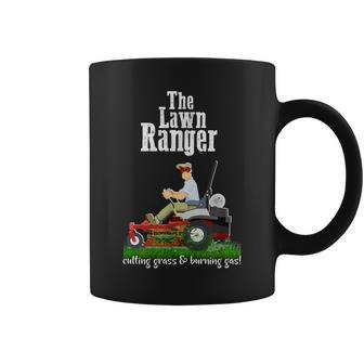 The Lawn Ranger Funny Dad Fathers Day Shirt Coffee Mug | Mazezy