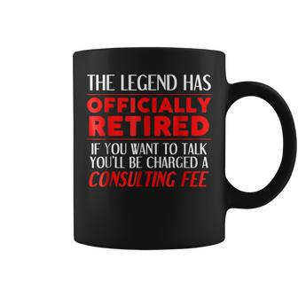 The Legend Has Officially Retired Mens Retirement Gift Coffee Mug - Seseable