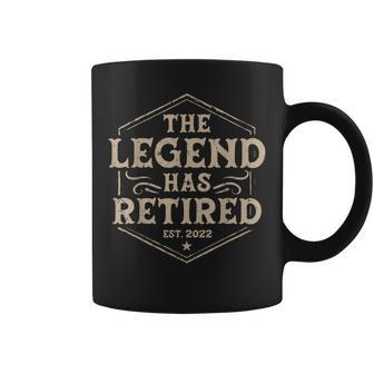 The Legend Has Retired 2022 Retirement Gifts For Men Coffee Mug - Seseable