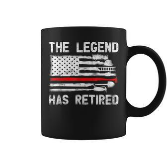 The Legend Has Retired Firefighter Retirement Happy Party Coffee Mug - Seseable