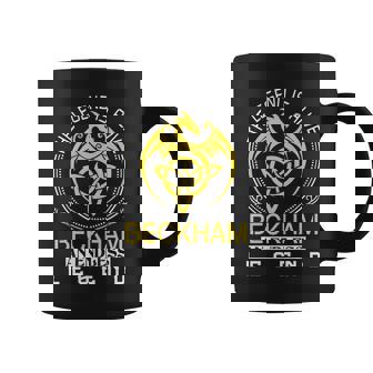 The Legend Is Alive Beckham Family Name Coffee Mug - Seseable