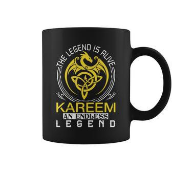 The Legend Is Alive Kareem Family Name Coffee Mug - Seseable