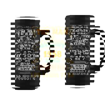 The Man Myth Legend Made In August 1958 64Th Birthday 64 Coffee Mug - Seseable