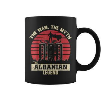 The Man The Myth The Albanian Legend Dad Coffee Mug | Mazezy