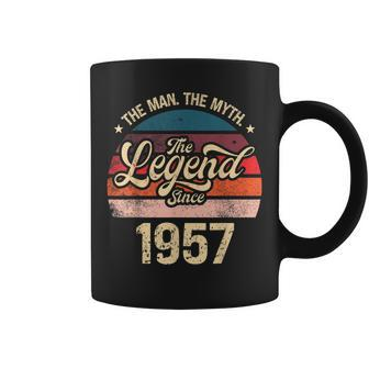 The Man The Myth The Legend Since 1957 Birthday Mens Gift For Mens Coffee Mug - Seseable