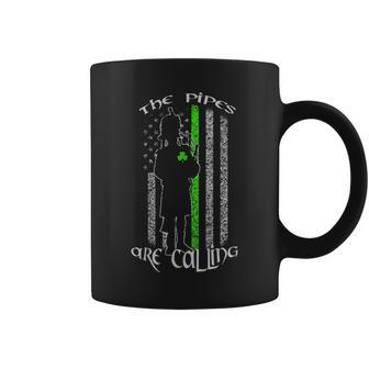 The Pipes Are Calling Saint Patricks Day Bagpipe Coffee Mug | Mazezy UK