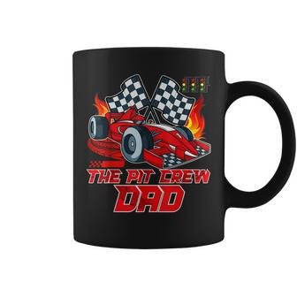 The Pit Crew Dad Race Car Birthday Party Family Matching Coffee Mug - Thegiftio UK