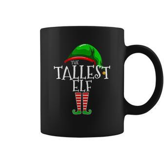 The Tallest Elf Family Matching Group Christmas Funny Outfit Coffee Mug - Thegiftio UK