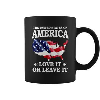 The United States Of America Love It Or Leave It Coffee Mug - Thegiftio UK