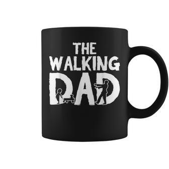 The Walking Dad Son Father Papa Daddy Stepdad Fatherhood Gift For Mens Coffee Mug | Mazezy