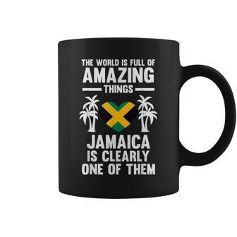 The World Is Full Of Amazing Things Jamaica Jamaica Coffee Mug - Seseable