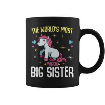 The Worlds Most Magical Big Sister Unicorn Newborn Baby Coffee Mug | Mazezy