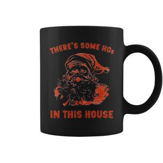 There Is Some Hos In This House Christmas Santa Claus Coffee Mug - Thegiftio UK
