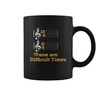 These Are Difficult Times Pun Parody Coffee Mug - Thegiftio UK