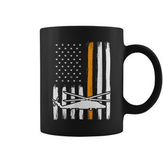 Thin Orange Line Search And Rescue - Retired Coast Guard Coffee Mug - Seseable