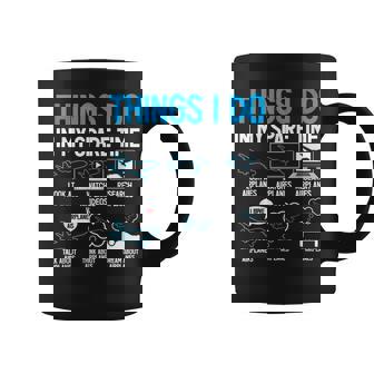 Things I Do In My Spare Time Airplane Lover Pilot Funny Coffee Mug - Seseable