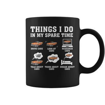 Things I Do In My Spare Time Classic Car Enthusiast Lover Coffee Mug - Seseable