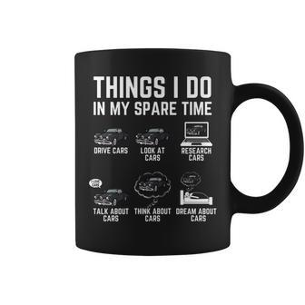 Things I Do In My Spare Time Funny Car Enthusiast Car Lover V16 Coffee Mug - Seseable