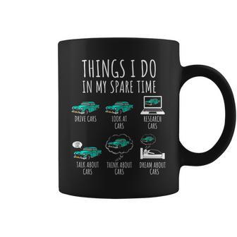 Things I Do In My Spare Time Funny Car Enthusiast Car Lover V8 Coffee Mug - Seseable