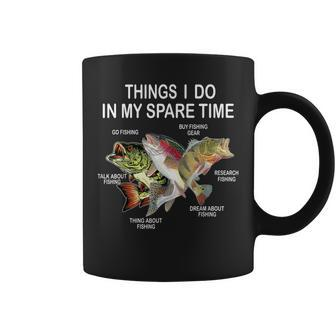 Things I Do In My Spare Time Love Fishing Coffee Mug - Seseable