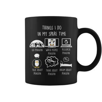 Things I Do In My Spare Time Zookeeper Antarctic Penguin Coffee Mug - Seseable