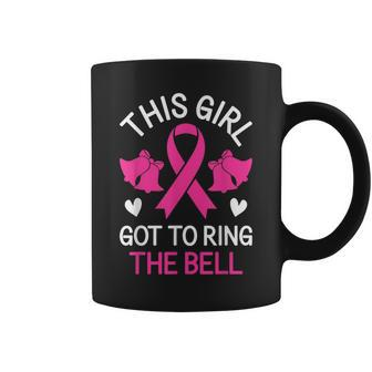 This Girl Got To Ring The Bell Chemo Grad Breast Cancer Coffee Mug | Mazezy