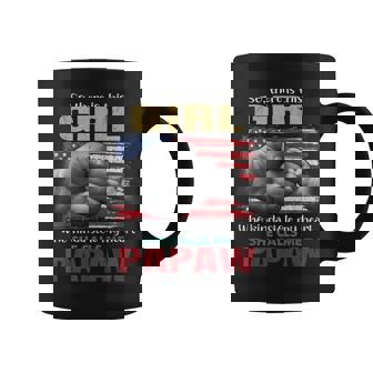 This Girl Who Kinda Stole My Heart She Calls Me Papaw Coffee Mug - Seseable