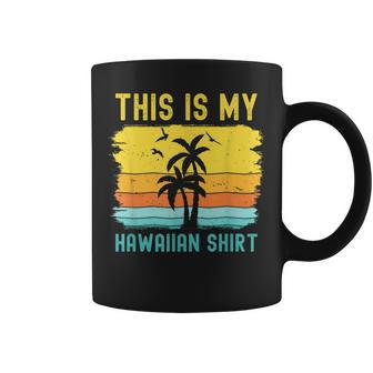 This Is My Hawaiian Palm Tropical Costume Party Hawaii Coffee Mug | Mazezy