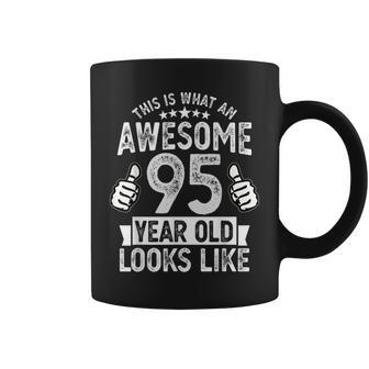 This Is What An Awesome 95 Year Old Looks Funny 95 Years Old Coffee Mug - Seseable