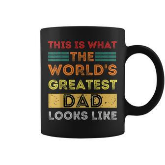 This Is What The Worlds Greatest Dad Looks Like Coffee Mug | Mazezy