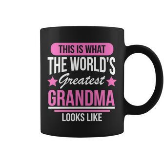 This Is What The Worlds Greatest Grandma Looks Like Coffee Mug - Monsterry CA