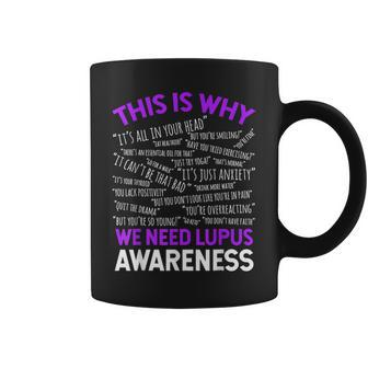 This Is Why We Need Lupus Awareness Month Women Men Kids Coffee Mug | Mazezy