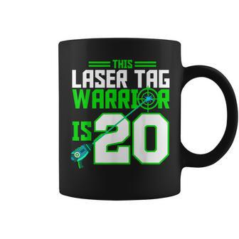 This Laser Tag Warrior Is 20 Gaming Birthday Party Coffee Mug | Mazezy